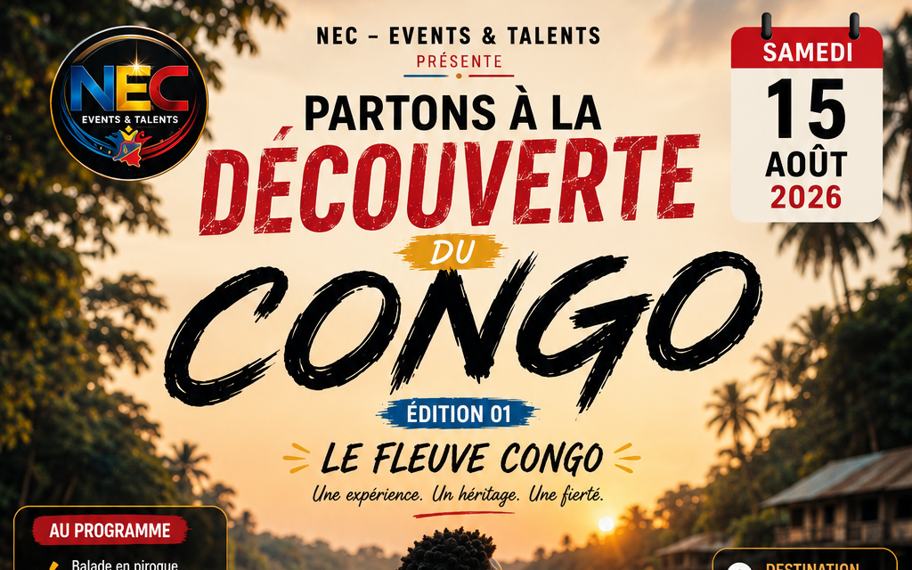 Affiche de l'événement Découvrons le Fleuve Congo