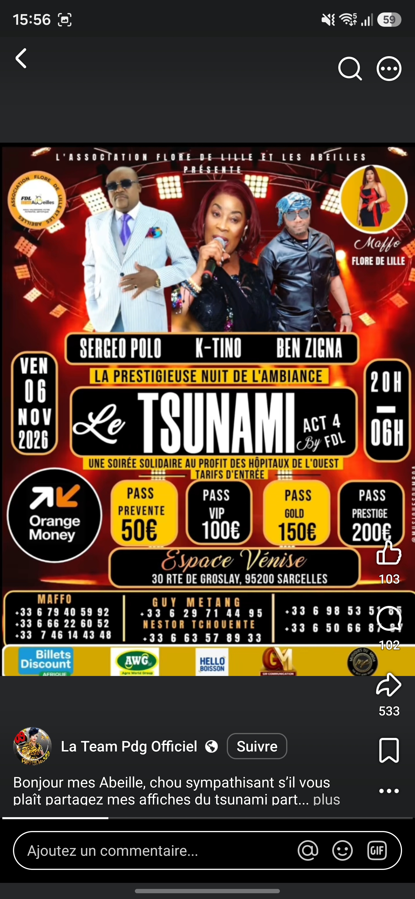 Affiche de l'événement LE TSUNAMI ACTE 4 BY FDL
