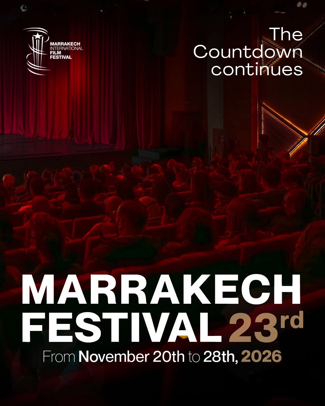Affiche de l'événement Festival International du Film de Marrakech