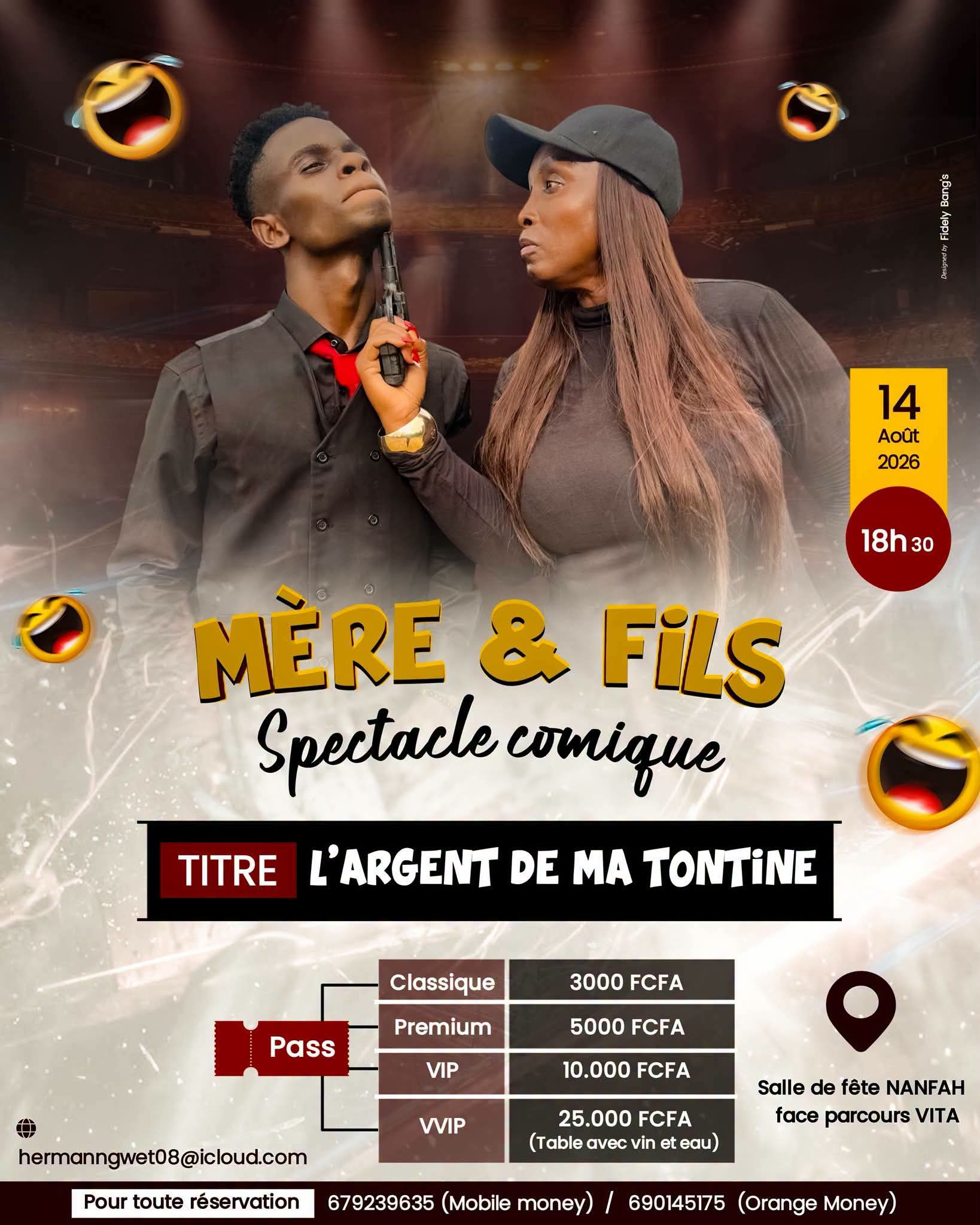 Affiche de l'événement Mère et Fils : L’argent de ma tontine